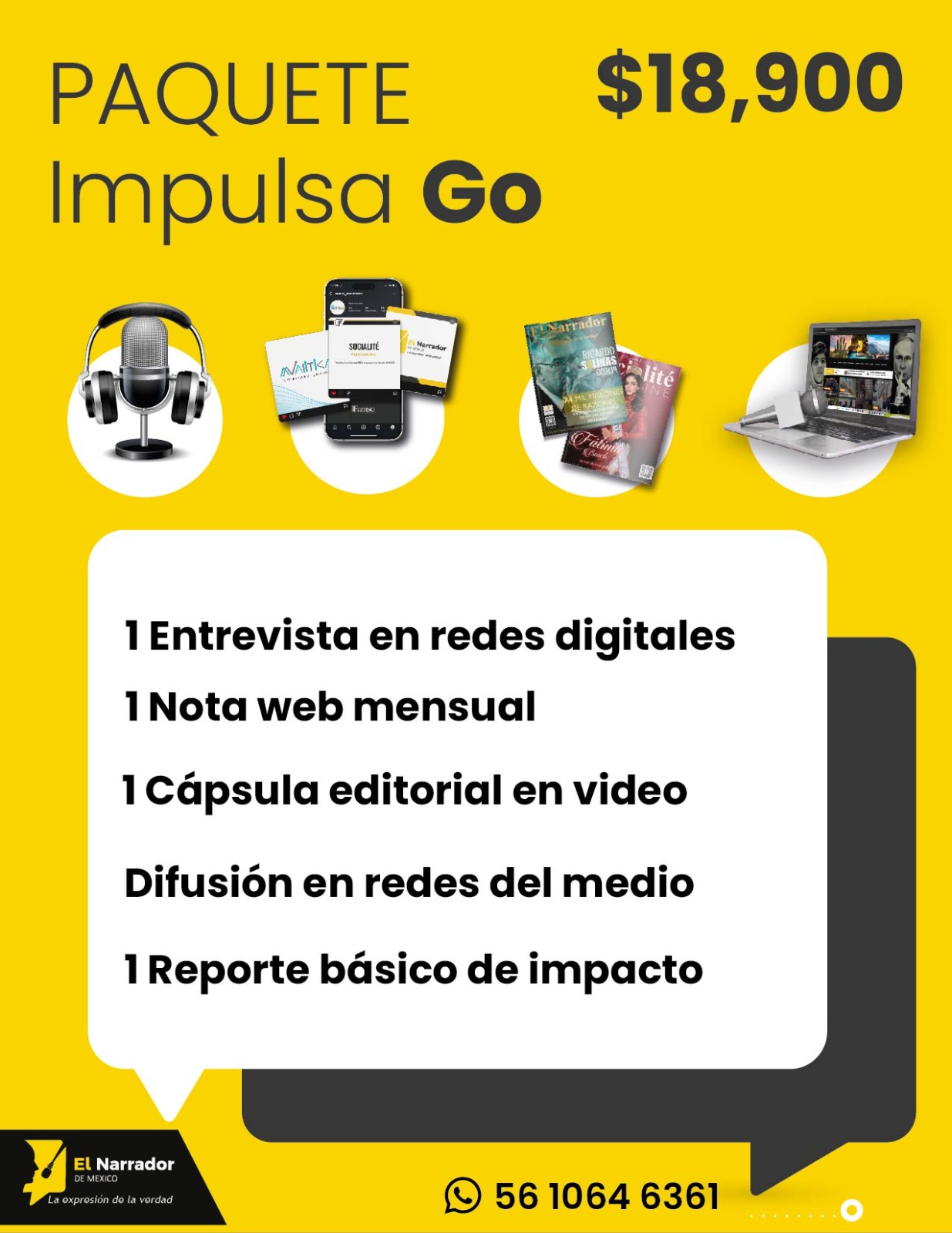 Paquete Impulsa Go - $18,900