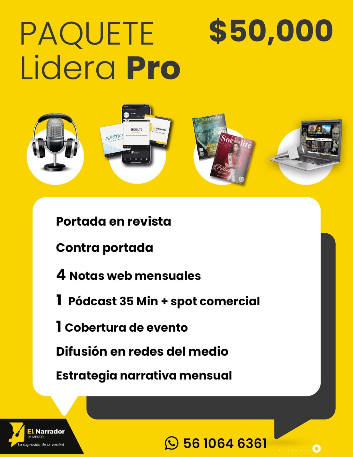 Paquete Lidera Pro - $50,000