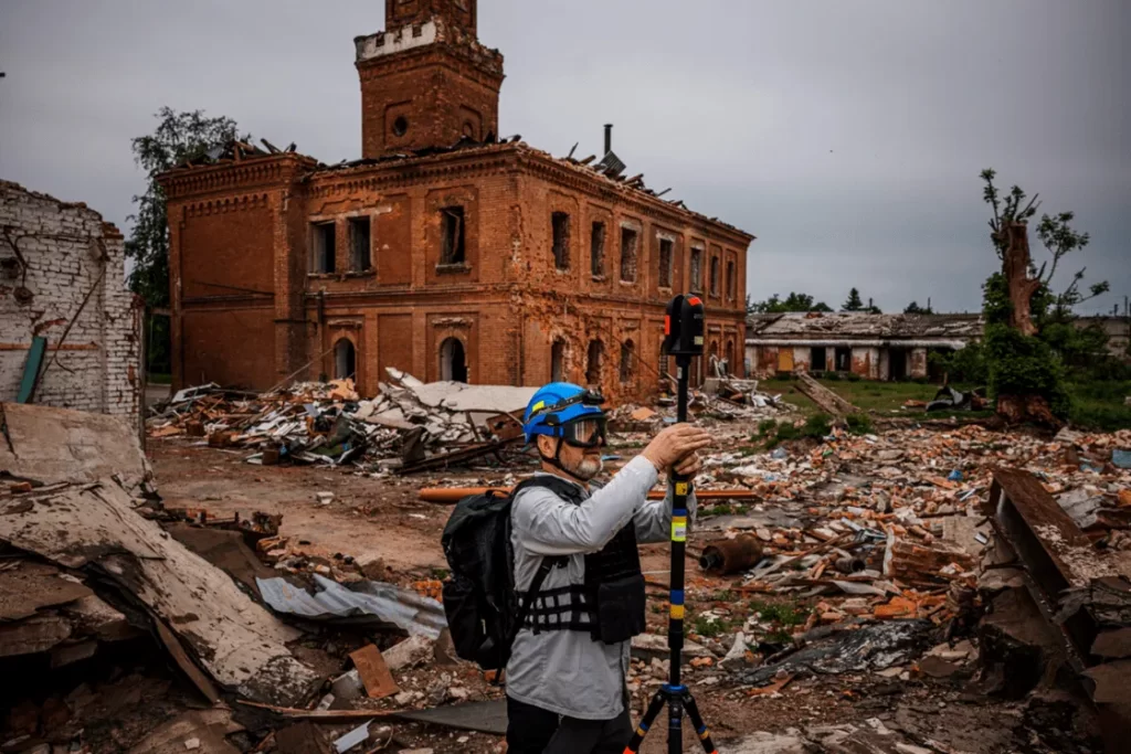 Las autoridades culturales buscan ahora conservar de manera virtual los edificios históricos en Ucrania gracias a la tecnología punta y el 3D.