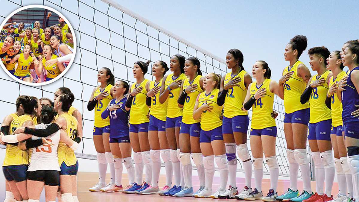 Colombia continúa con paso firme en la Copa Panamericana de voleibol