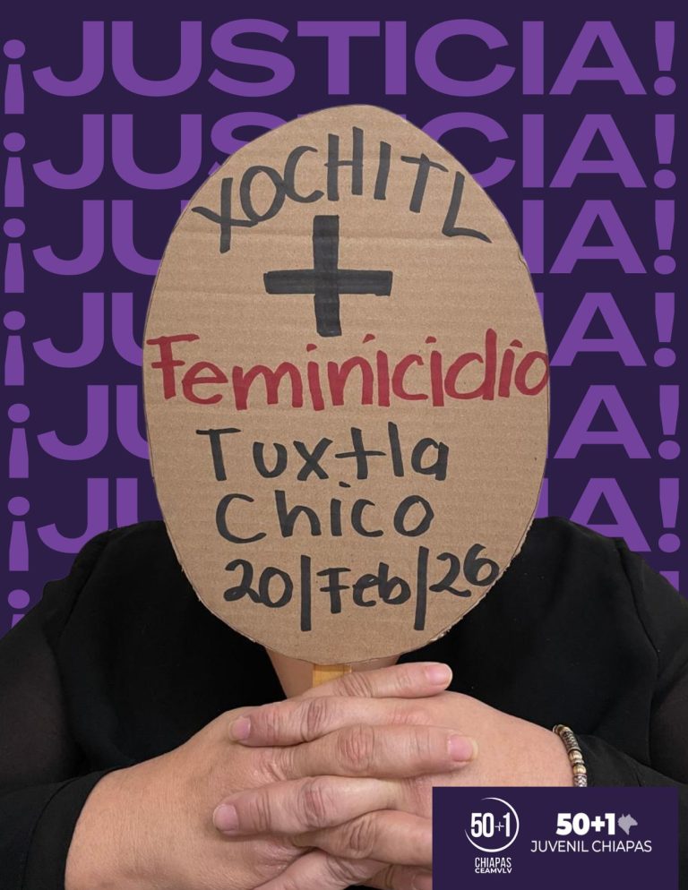 FEMINICIDIO EN TUXTLA CHICO ENCIENDE ALERTA EN SOCONUSCO